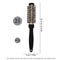 Professional High Temperature Resistant Ceramic Round Hair Brush Set 6
