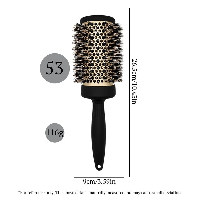 Professional High Temperature Resistant Ceramic Round Hair Brush Set 9
