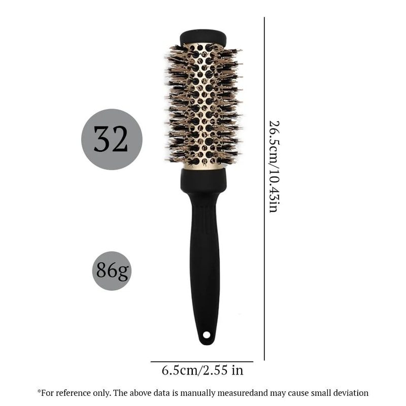Professional High Temperature Resistant Ceramic Round Hair Brush Set 7