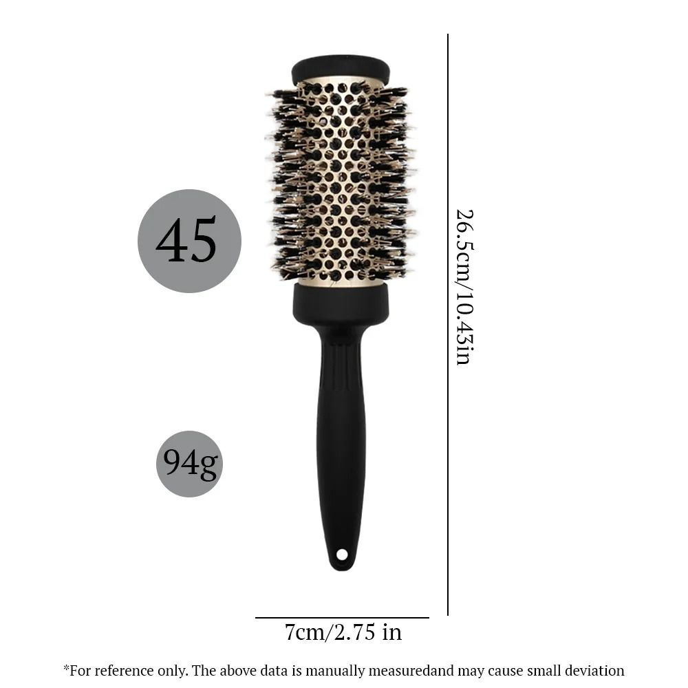 Professional High Temperature Resistant Ceramic Round Hair Brush Set 8