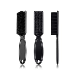 black small beard styling brush professional shave beard brush