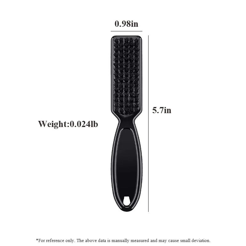 Black Small Beard Styling Brush Professional Shave Beard Brush 1