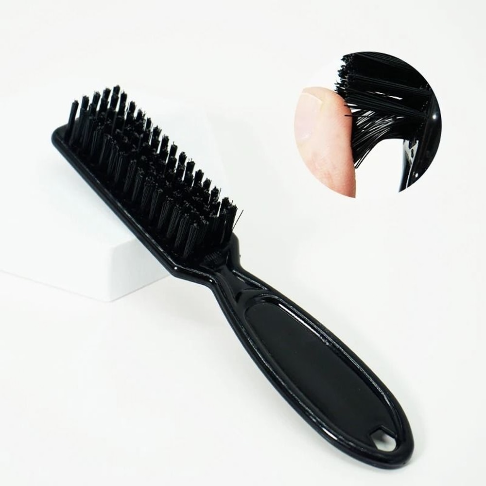 Black Small Beard Styling Brush Professional Shave Beard Brush 2