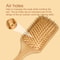 Natural Bamboo Air Cushion Hair Brush Wooden Massage Comb For Smoothing And Detangling 4