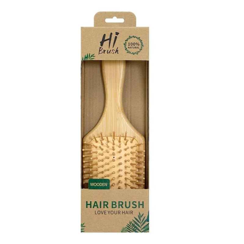 Natural Bamboo Air Cushion Hair Brush Wooden Massage Comb For Smoothing And Detangling 6