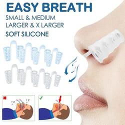 relieve snoring nose clip breathing aid anti snore device