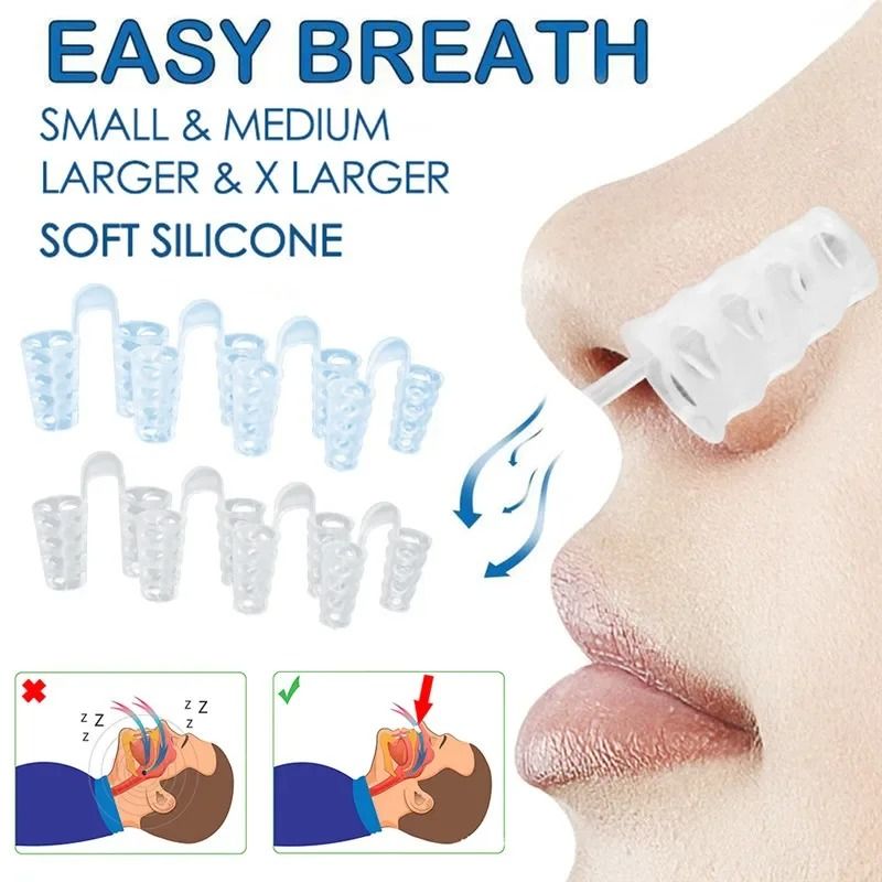 Relieve Snoring Nose Clip Breathing Aid Anti Snore Device 0