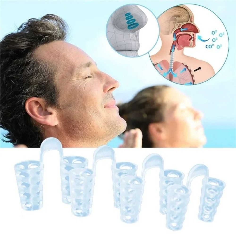 Relieve Snoring Nose Clip Breathing Aid Anti Snore Device 1