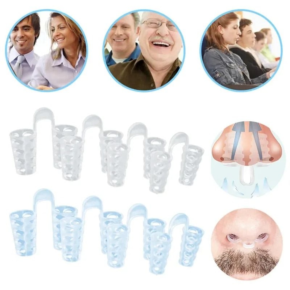 Relieve Snoring Nose Clip Breathing Aid Anti Snore Device 3