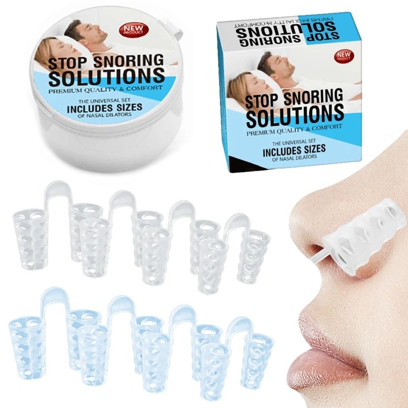 Relieve Snoring Nose Clip Breathing Aid Anti Snore Device 17
