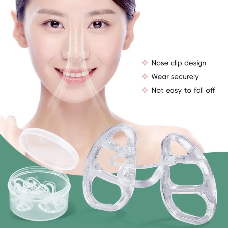 Anti Snore Nasal Dilator Stop Snoring TPE Nose Clip Easy Breath Sleeping Aid 5