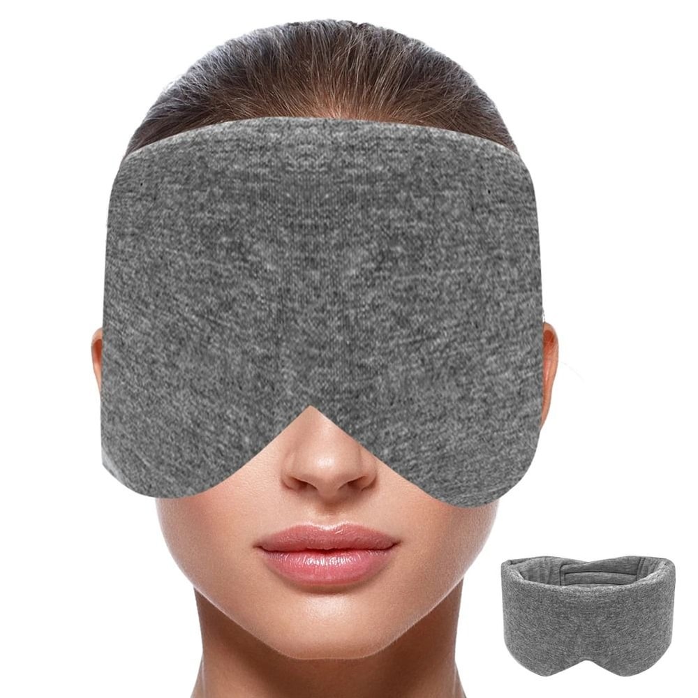 Soft Crystal Velvet Sleeping Mask For Light Blocking And Comfortable Rest 0