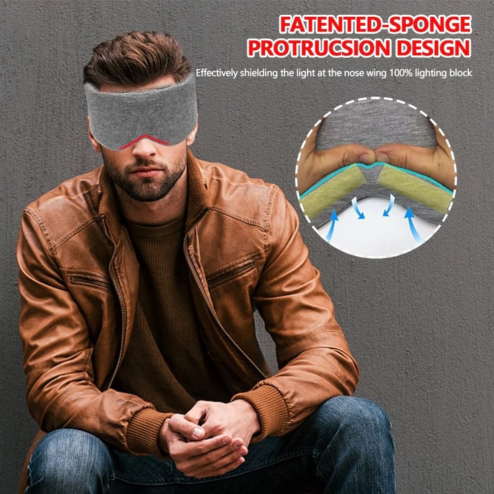 Soft Crystal Velvet Sleeping Mask For Light Blocking And Comfortable Rest 4