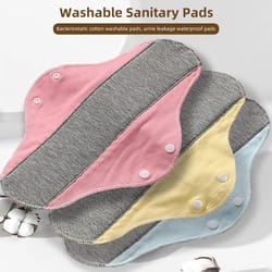 reusable organic graphene menstrual pad with leakproof washable design
