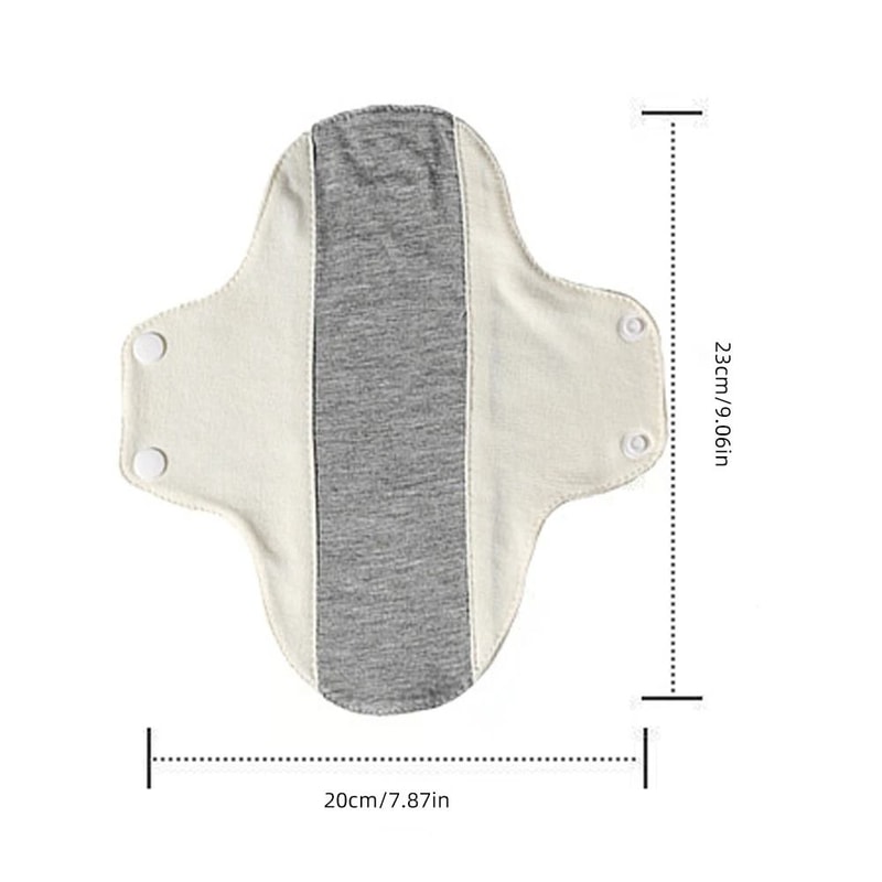 Reusable Organic Graphene Menstrual Pad With Leakproof Washable Design 2