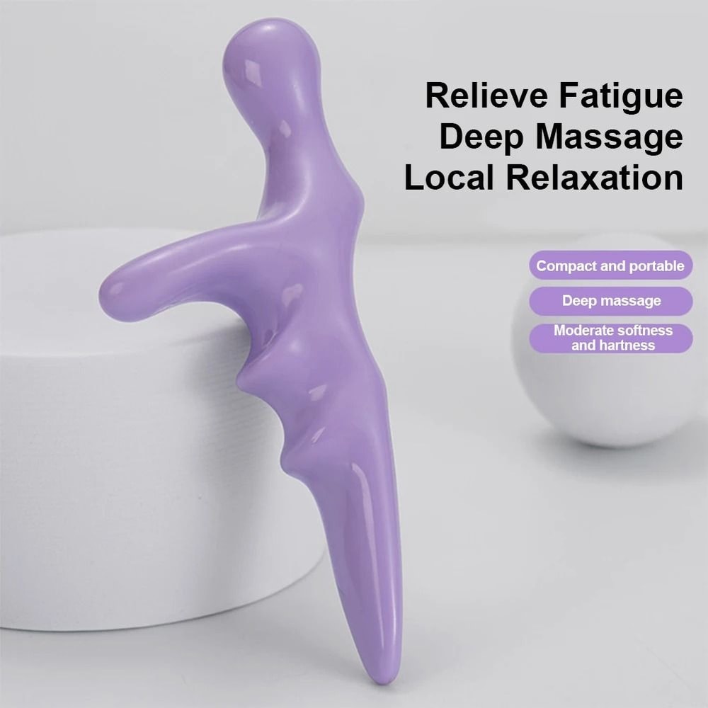 Handheld T Shaped Acupoint Massager For Deep Tissue Pressure And Full Body Relief 2