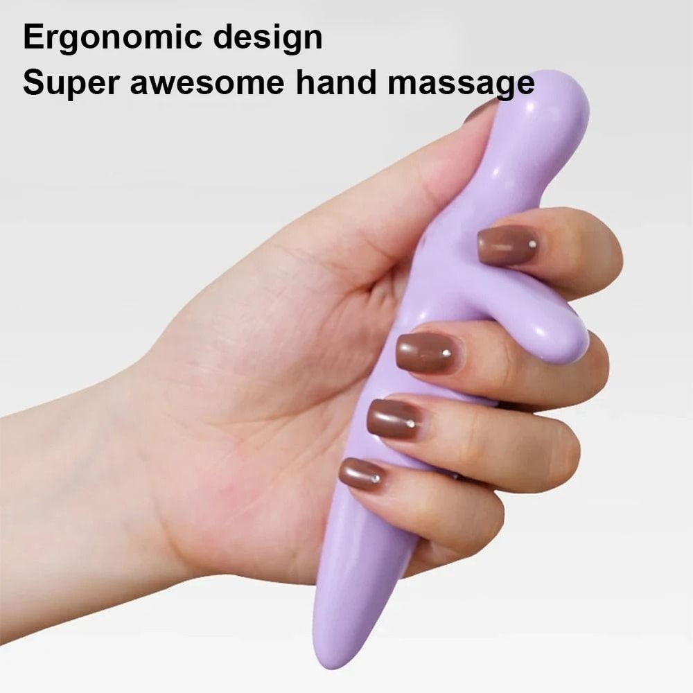 Handheld T Shaped Acupoint Massager For Deep Tissue Pressure And Full Body Relief 3