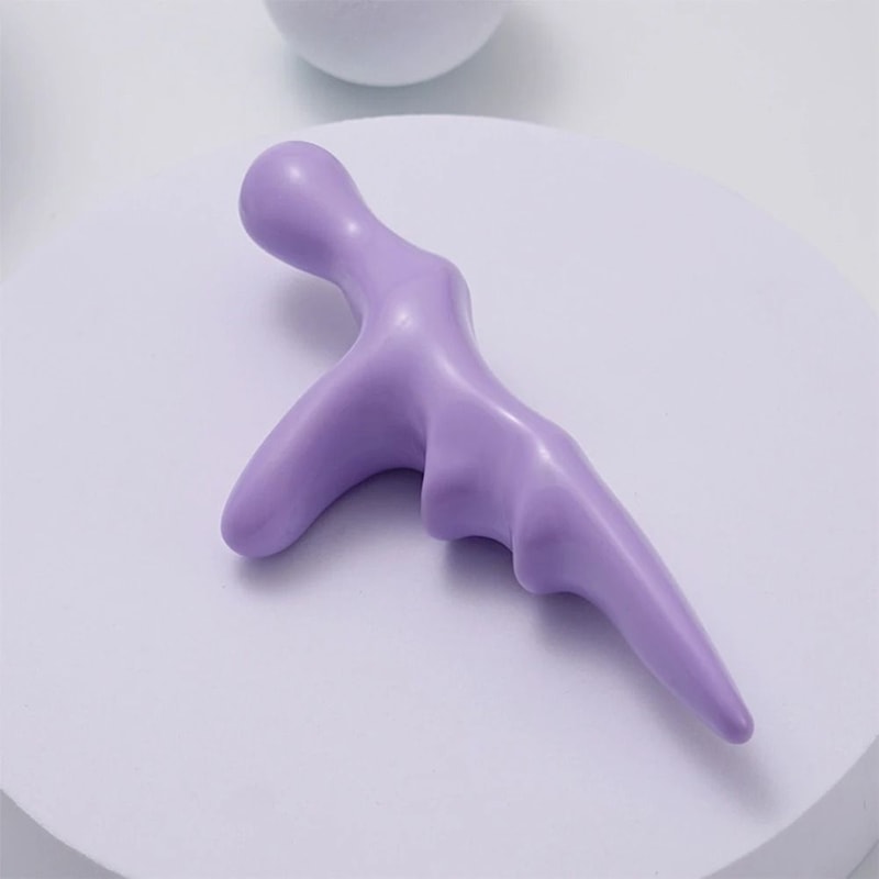 Handheld T Shaped Acupoint Massager For Deep Tissue Pressure And Full Body Relief 6
