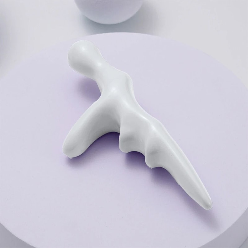 Handheld T Shaped Acupoint Massager For Deep Tissue Pressure And Full Body Relief 7