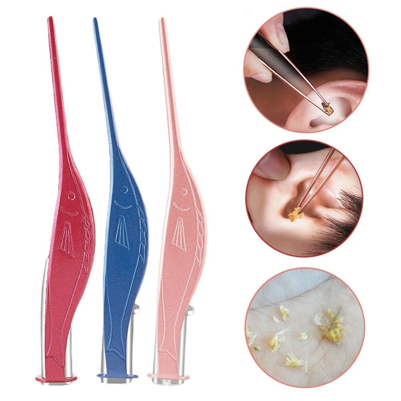 LED Light Ear Wax Remover Spoon For Gentle Kids Ear Care 5