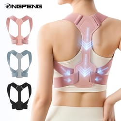 breathable adjustable posture corrector belt for back and neck support