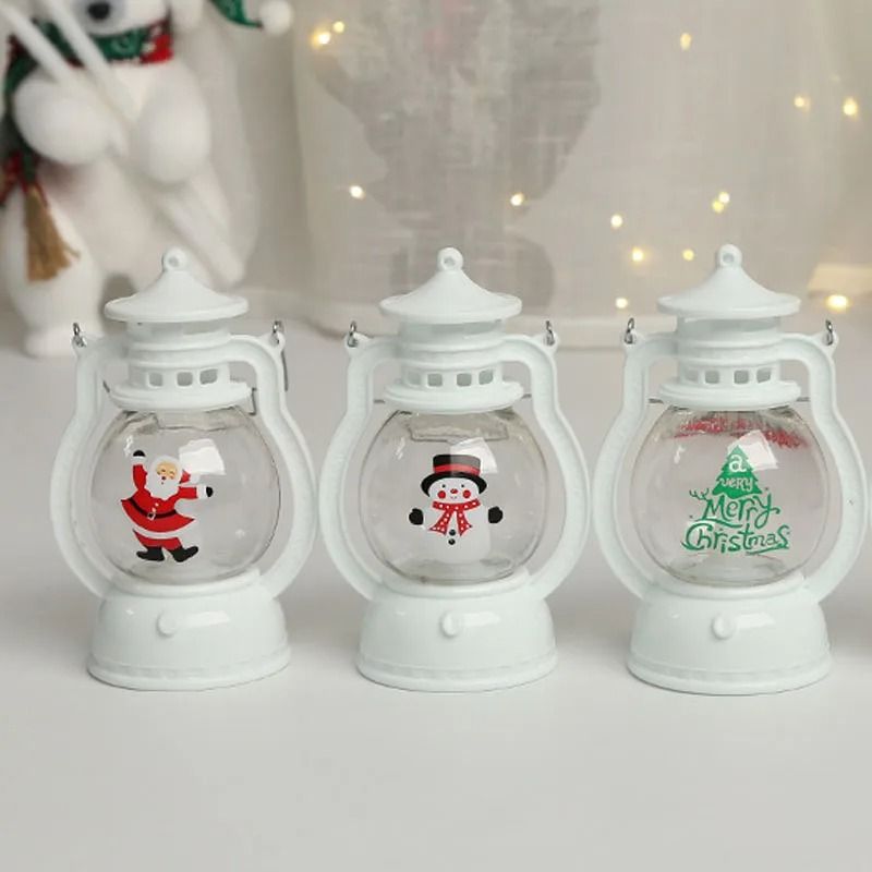 Portable LED Christmas Lantern With Santa Claus Design For Festive Holiday Decor 5