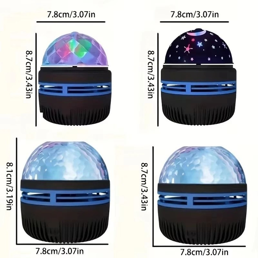 Star And Galaxy Projector Night Light With Ocean Wave Effects And 7 Color Patterns 5