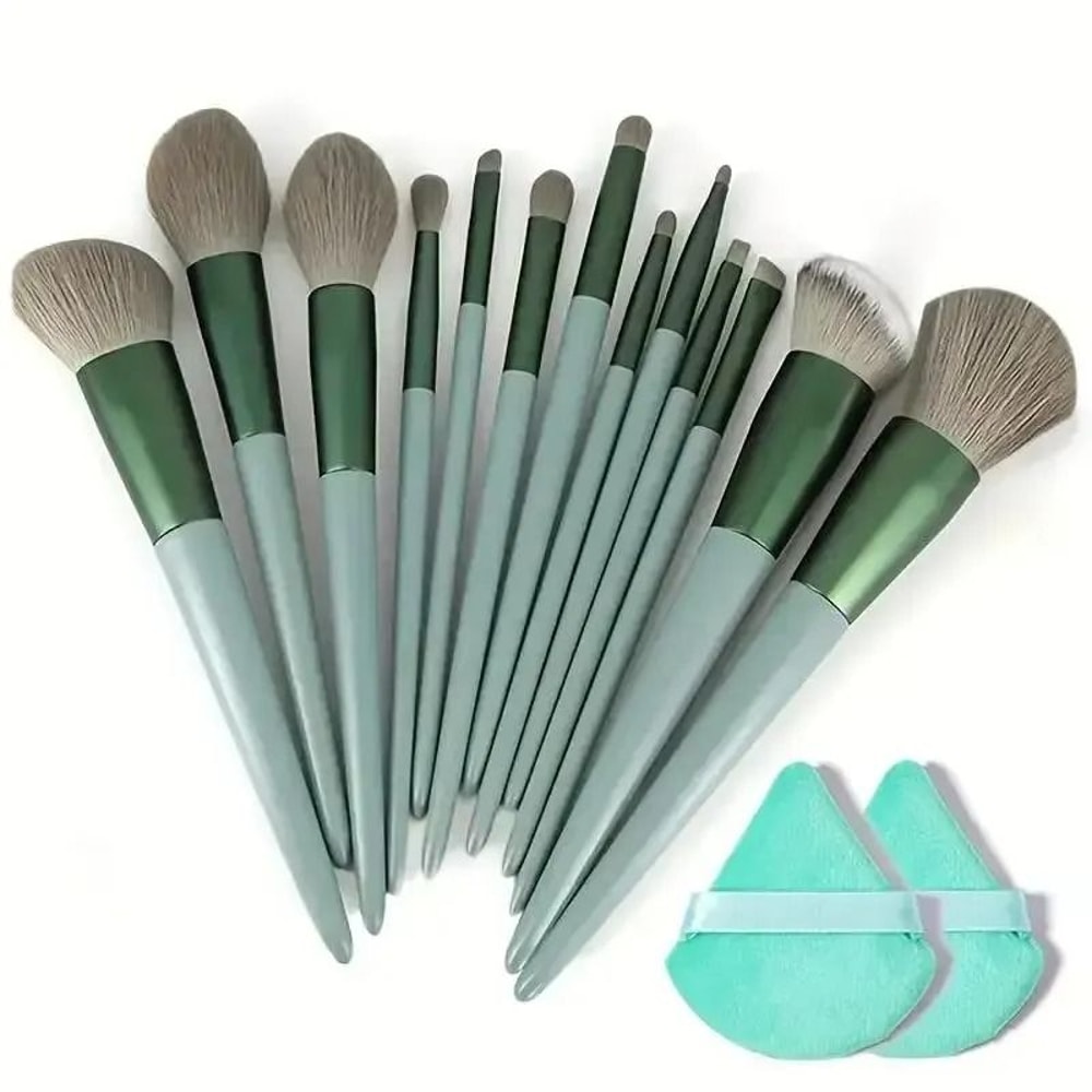 Professional Soft Fluffy Makeup Brush Set For Foundation Eyeshadow And Powder Application 3