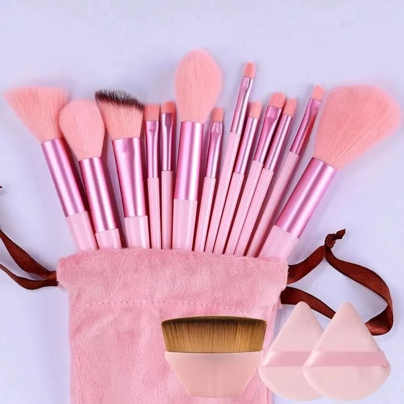 Professional Soft Fluffy Makeup Brush Set For Foundation Eyeshadow And Powder Application 8