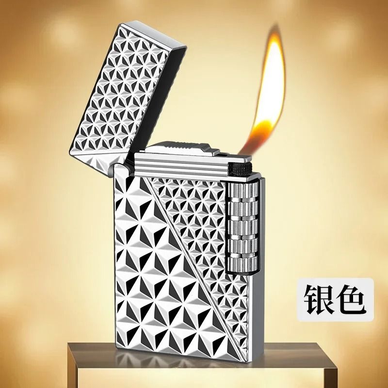 Electroplated Metal Windproof Lighter With Dragon Design 10