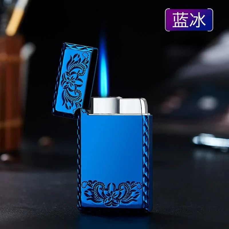Electroplated Metal Windproof Lighter With Dragon Design 15