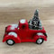 Christmas Resin Red Truck Ornament With Christmas Tree Home Decor 5