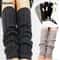 Women Autumn Winter Legwarmers With Floral Knit Design 0