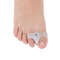 Silicone Two Hole Toe Separator Gel Foot Protector For Bunion Support 1