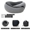 Travel Neck Pillow Memory Foam U Shaped Snail Style Pillow For Travel Support 2