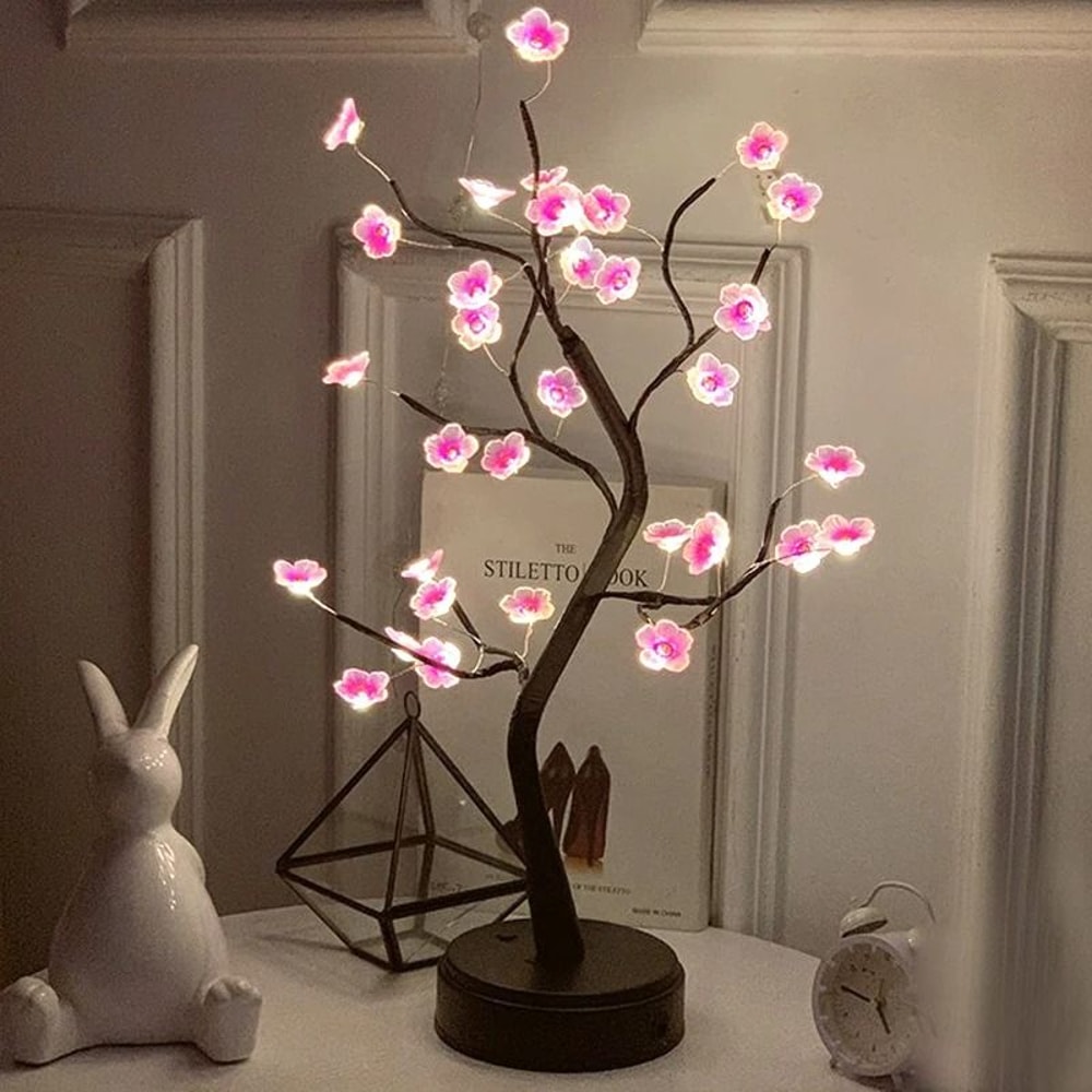 Led Decorative Tree Light With Flexible Branches For Home And Bedroom Decor 11