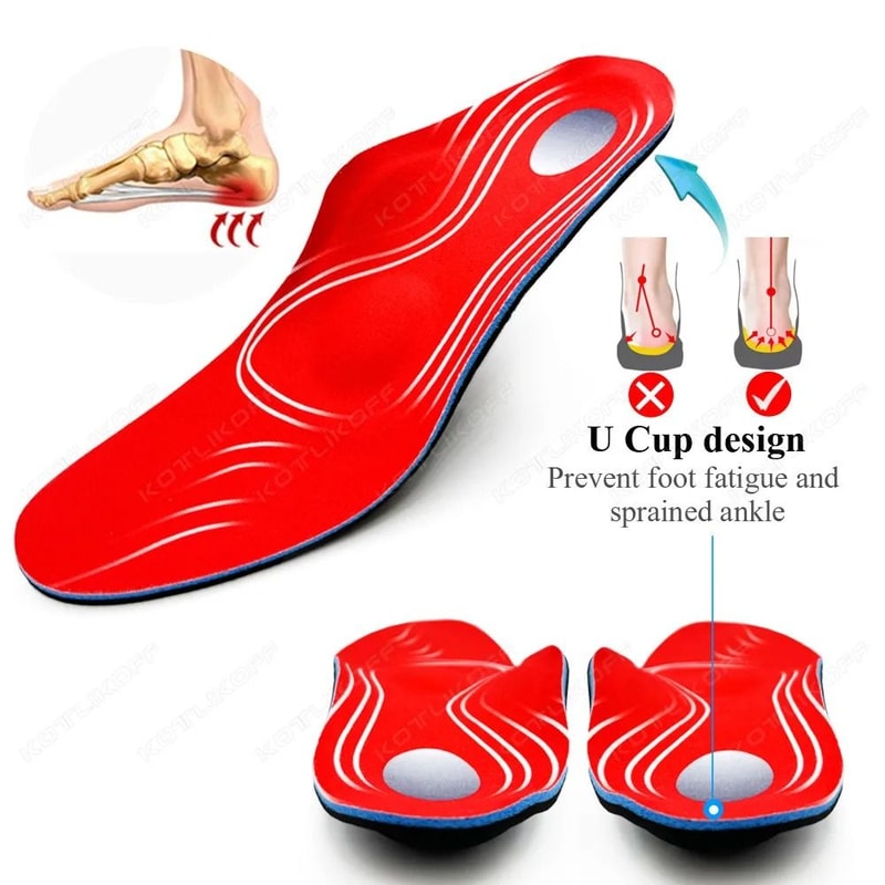 Orthotic Arch Support Insoles For Flat Feet And Plantar Fasciitis 1