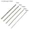 Extra Long High Speed Steel Drill Bit Set For Wood Aluminum And Plastic 0