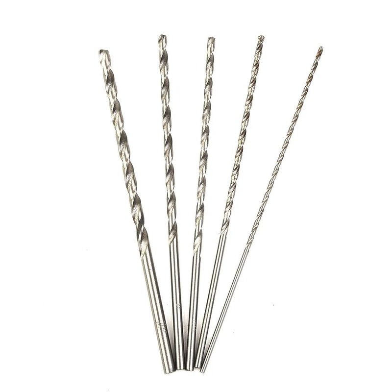 Extra Long High Speed Steel Drill Bit Set For Wood Aluminum And Plastic 4