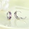 Colorful CZ Hoop Earrings For Women Bridal Wedding Jewelry 5