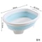 Portable Foldable Basin With Built In Washboard For Clothes Cleaning 8