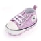 Newborn Sequined Canvas Baby Sneakers Soft Sole Non Slip Walking Shoes 4