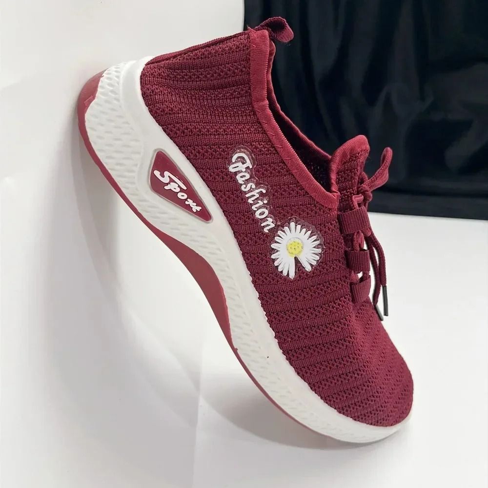 Women Running Shoes Breathable Soft Sole Casual Net Sneakers 1