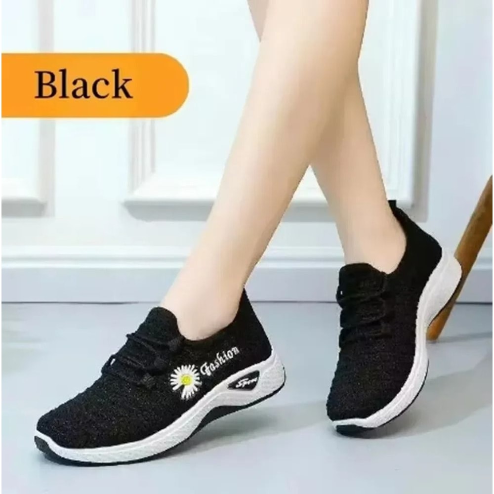 Women Running Shoes Breathable Soft Sole Casual Net Sneakers 8