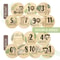 Newborn Wooden Monthly Milestone Cards Photography Props Set 7