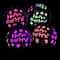 Fluorescent Glow In The Dark Heart Balloons For Party Decoration 1