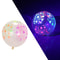 Fluorescent Glow In The Dark Heart Balloons For Party Decoration 7