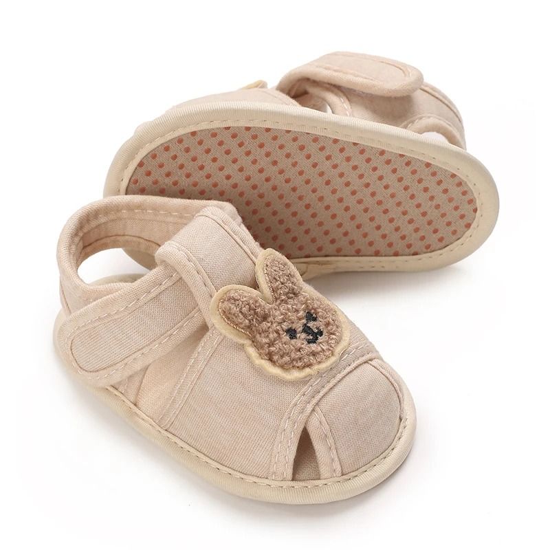 Cute Bear Soft Sole Baby Sandals Anti Kick First Step Shoes 3