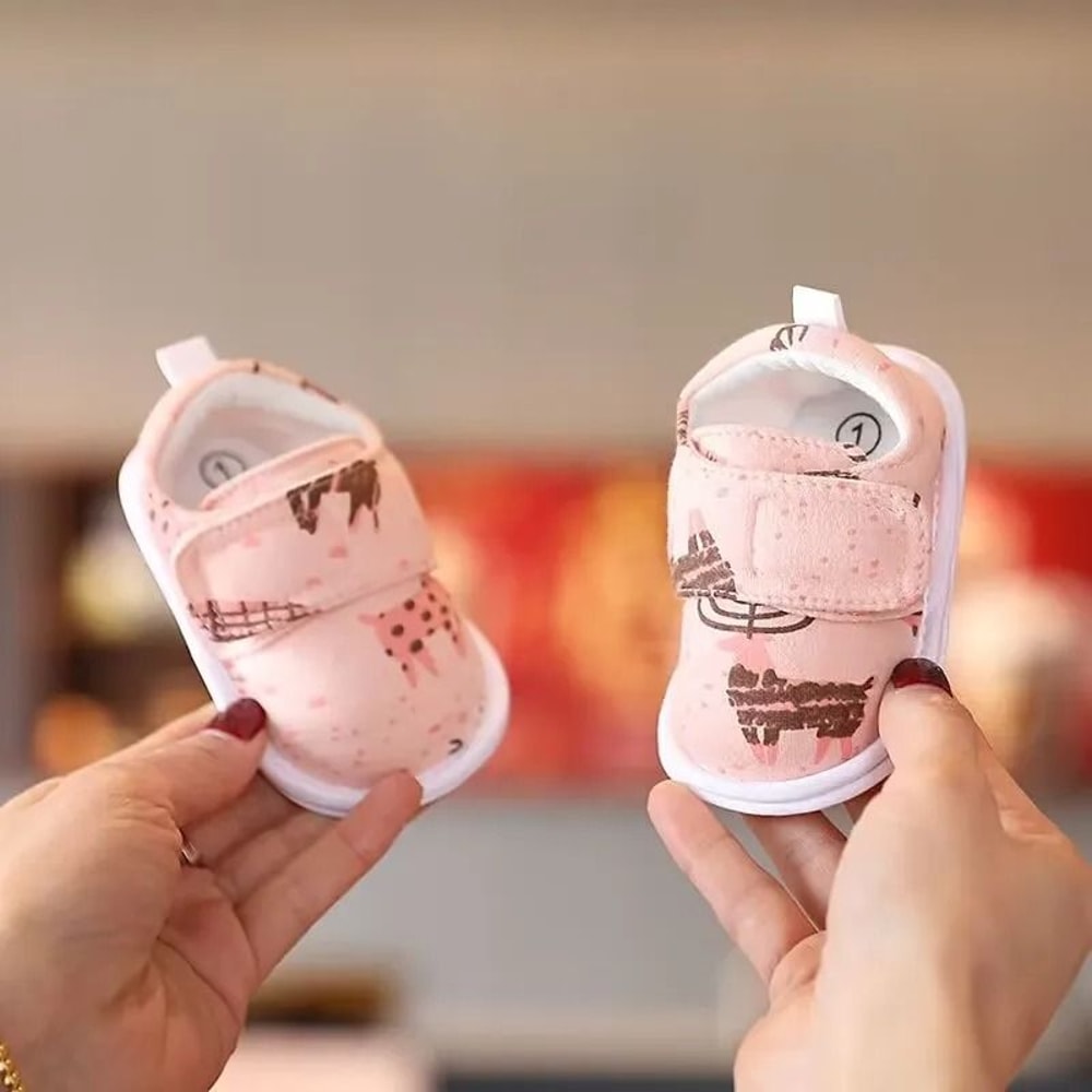 Cute Bear Soft Sole Baby Sandals Anti Kick First Step Shoes 6