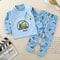 Kids Cotton Autumn Winter Sleepwear Set Soft Warm Pajamas For Boys And Girls 12